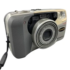 Olympus Superzoom 160 35mm Point & Shoot Film Camera Untested