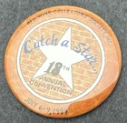 Vtg Red Wing Collectors Society Convention Pin Button MN Pottery 1994