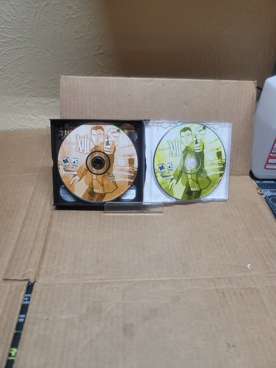 ユーゲー No.13 ◆ XIII (Thirteen) - PC Game 4 disc w/ Manual - Complete CIB