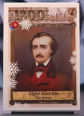 Edgar Allan Poe 2024 Historic Autograph The 1800s Christmas Snowflake /64