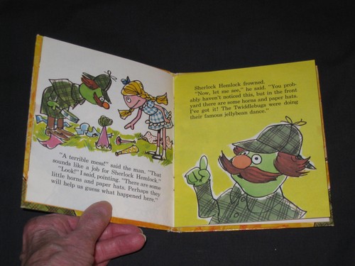 Sherlock Hemlock & the Great Twiddlebug Mystery A Tell-a-Tale Book 1972 - Picture 4 of 12