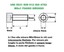 1/20 Pz M3 M4 M5 M6 M8 M10 M12 304 In Acciaio Inox A2-70 Filettatura Fine Passo Esagonale Esagono Incassato Tappo Rotondo Ve A Testa Bullone A Brugola - Foto 5
