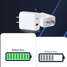 USB to Type-C Dual Port Fast Charger for DJI Mini 2/Min 3 Pro Accessories 30W