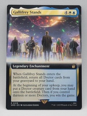 MTG Dr. Who Gallifrey Stands Extended Art Rare WHO 0418 h;4 | eBay MTG Dr. Who Gallifrey Stands Extended Art Rare WHO 0418 h;4 | eBay