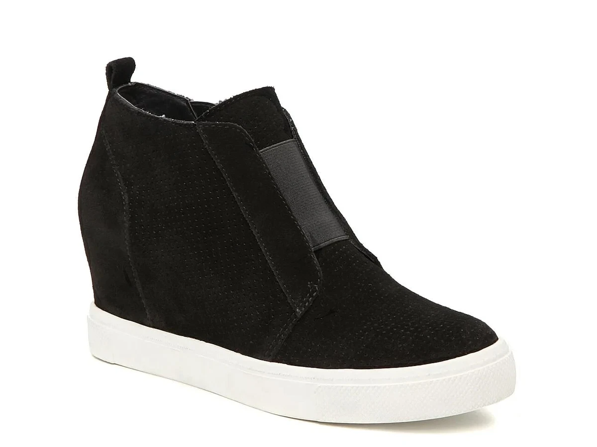 Steve madden high hotsell top wedge sneakers
