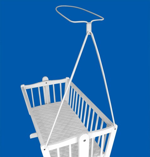 Universal Canopy Holder Pole Bar Drape Mosquito Net with Ribbon Fits Crib/Cradle - 第 6/29 張圖片