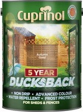 Cuprinol 5 Year Ducksback Garden Shed  Fence Paint 5L All Colours Available