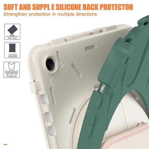 Samsung Galaxy Tab A9 A9+ A8 A7 Lite Stand Case Shockproof Strap Kids Flip Cover - Picture 16 of 35