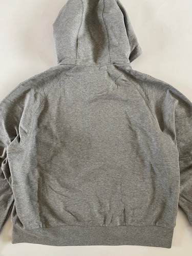 ADIDAS Y-3 YOHJI YAMAMOTO HOODIE SWEATSHIRT COTTON LOGO GREY WOMEN H61907 - S - Picture 7 of 7