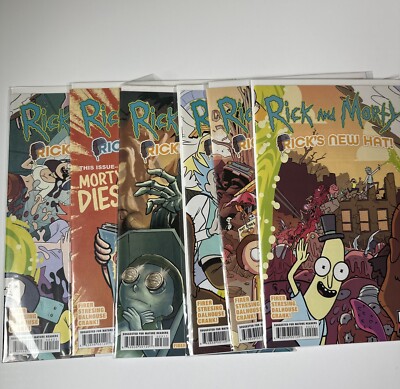 RICK AND MORTY RICKS NEW HAT Comic VARIANT A B Collectible  Qty