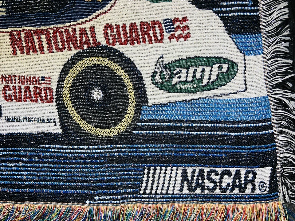 Manta de tapiz NASCAR Dale Earnhardt Jr Mountain Dew/Guardia Nacional Foto 2 de 4
