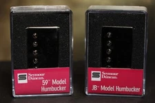 SEYMOUR DUNCAN SH-4 JB Bridge & SH-1 59 Neck NICKEL Humbucker Pickup Set - NEW