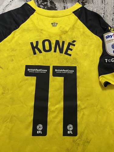 Watford FC Match Worn Ismael Kone #11 Home Football Shirt With COA Boxed - Picture 3 of 18