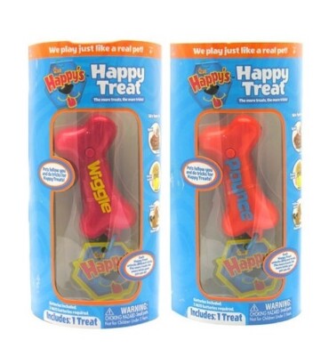 The Happy's Happy Treat Orange Bone Pounce Red Wiggle World of Zhu Pet Tricks