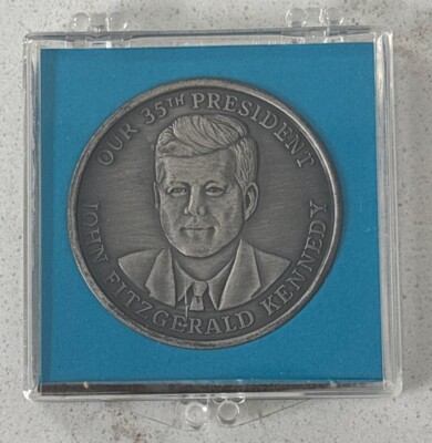 Our 35th President JFK John F. Kennedy Medal Famous quote on reverse