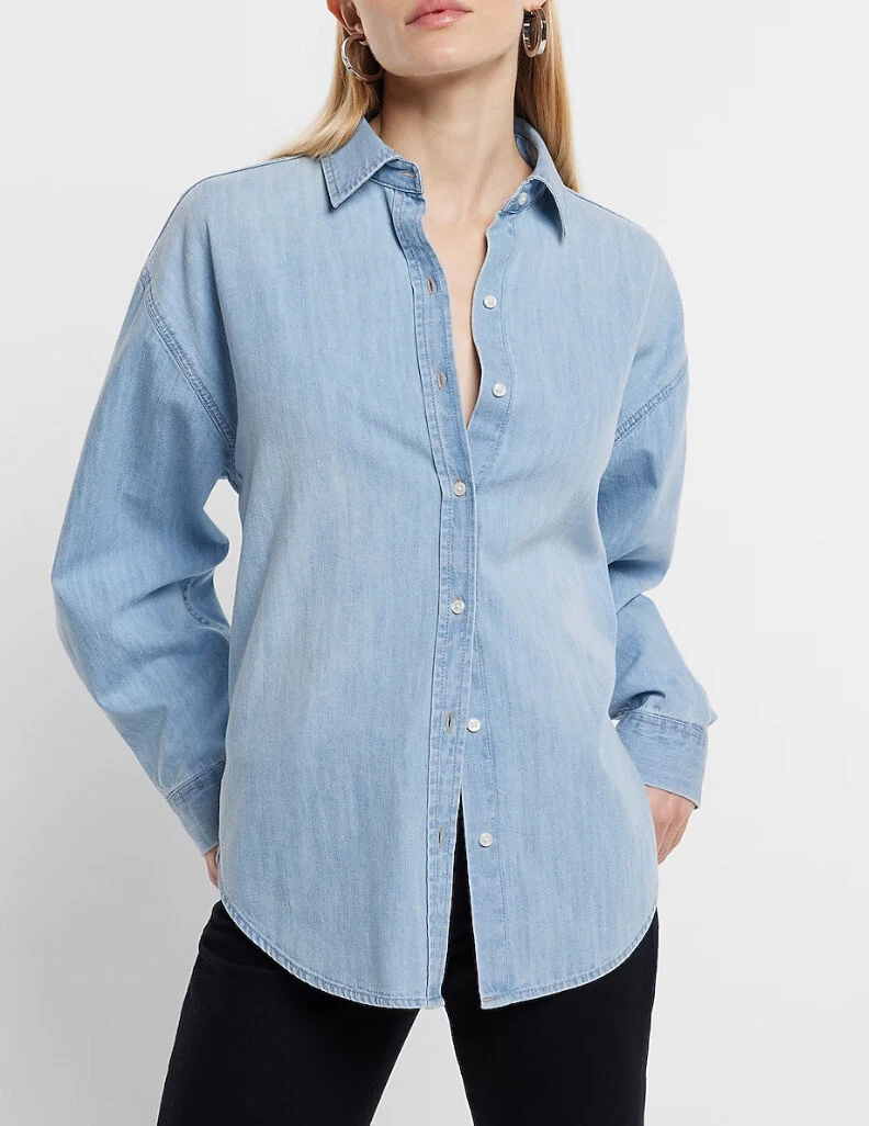 Express boyfriend clearance shirt