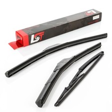 Frontwischer + Heckwischer Scheibenwischer Set für Fiat Bravo I 182