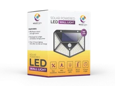 Solar Lights Outdoor 100 LED 12 Hours Of Light 2 Pack 