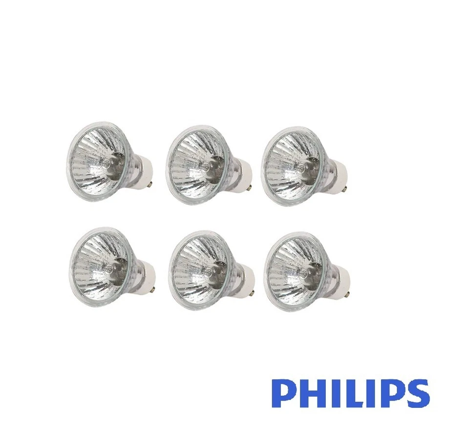 Philips GU10 35w Light Bulbs 6 Pack Indoor Flood 265 Lumens 35 Watts - Image 3 of 4