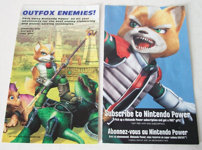 Star Fox Adventures & Assault Damaged Inserts Only Lot Nintendo