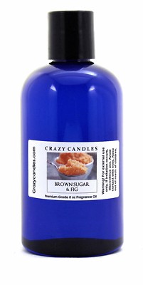 8oz Brown Sugar & Fig 8oz Premium Grade Scented Fragrance Oil Crazy Candles