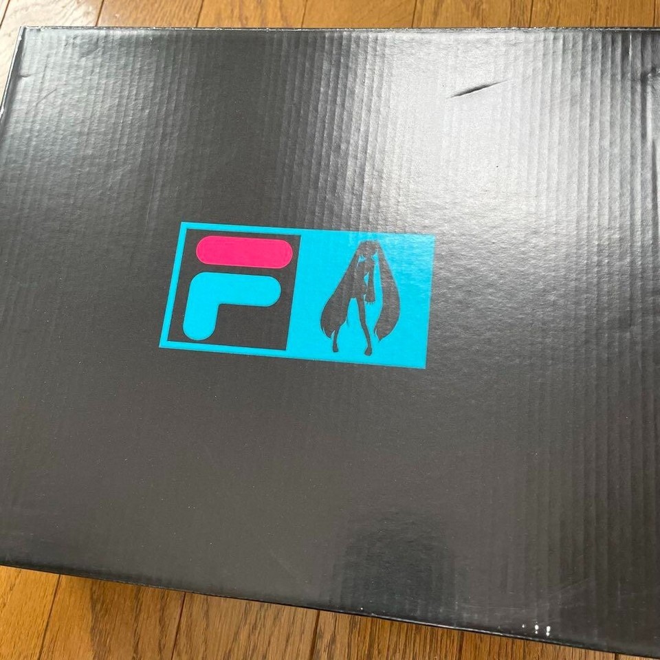 Hatsune Miku x FILA Collaboration Sneakers Blue Gray 24.5 cm US 6.5