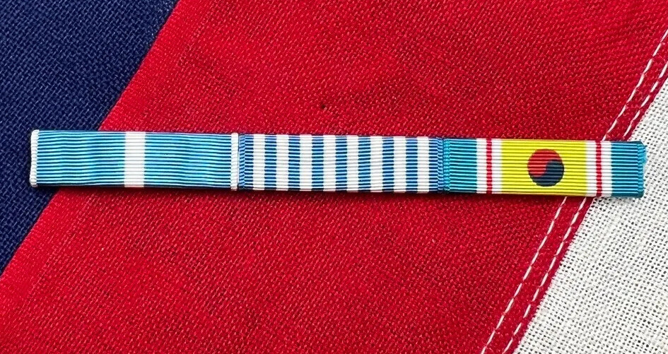 Korean War Veteran 3 Ribbon Bar US, UN, and South Korea War Service