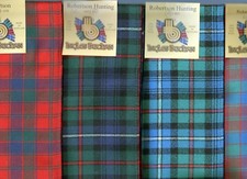 Scarf Clan Robertson Tartan Scottish Wool Plaid