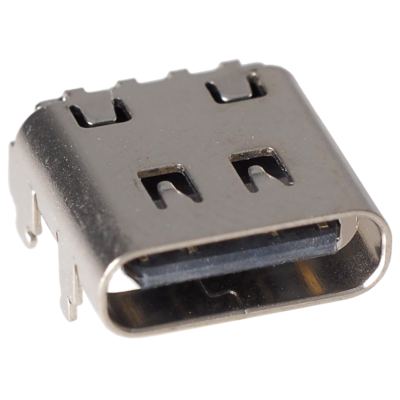 Porta Di Ricarica Sostitutiva Per JBL Charge 4 - Connettore Femmina Micro USB E USB-C, Colore Argento