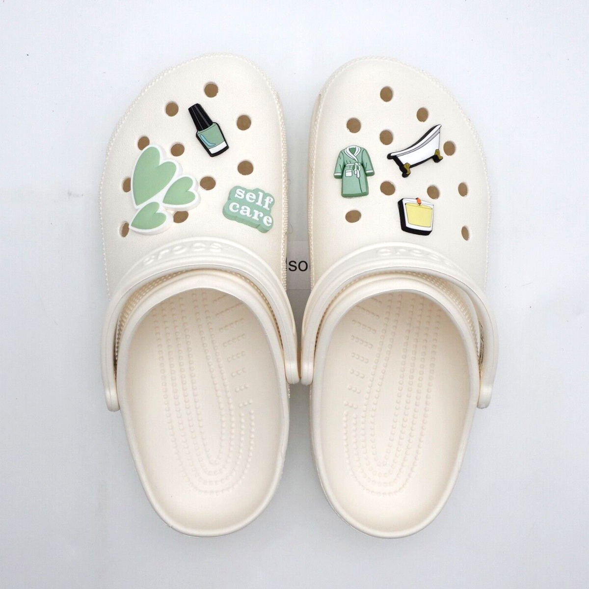 ところとん Crocs Self Care Classic Clogs 209919-0WV Chalk Size 11 Women's | eBay