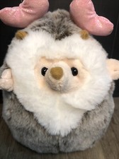 FAO Schwarz Hedgehog Pink Heart Boppers 6  Valentine Plush Stuffed Animal  21 A4