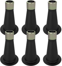 6Pcs Bed Frame Feet,Bed Frame Feet for Replace Wheels,Risers for Bed Frame,Preve