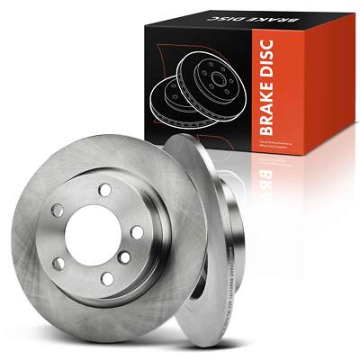 2Pcs Rear Disc Brake Rotors for Mini Cooper Countryman Cooper Paceman L4 1.6L