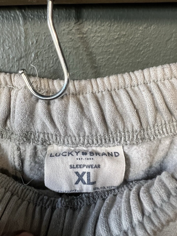 Lucky Brand Mens Gray Sleepwear Lounge Shorts Size XL eBay