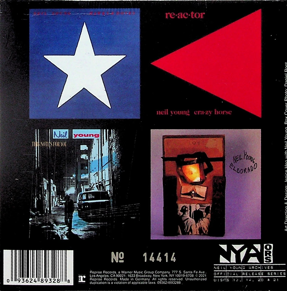 Neil Young-Official Release Series Discs 13, 14, 20 & 21 Limited CD Box Set NEW - Image 2 of 2