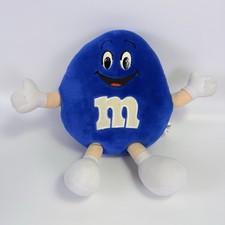Vintage 14" Blue M&M Stuffed Plush Toy 1994 Fun Friend Candy Mars Mary Meyer