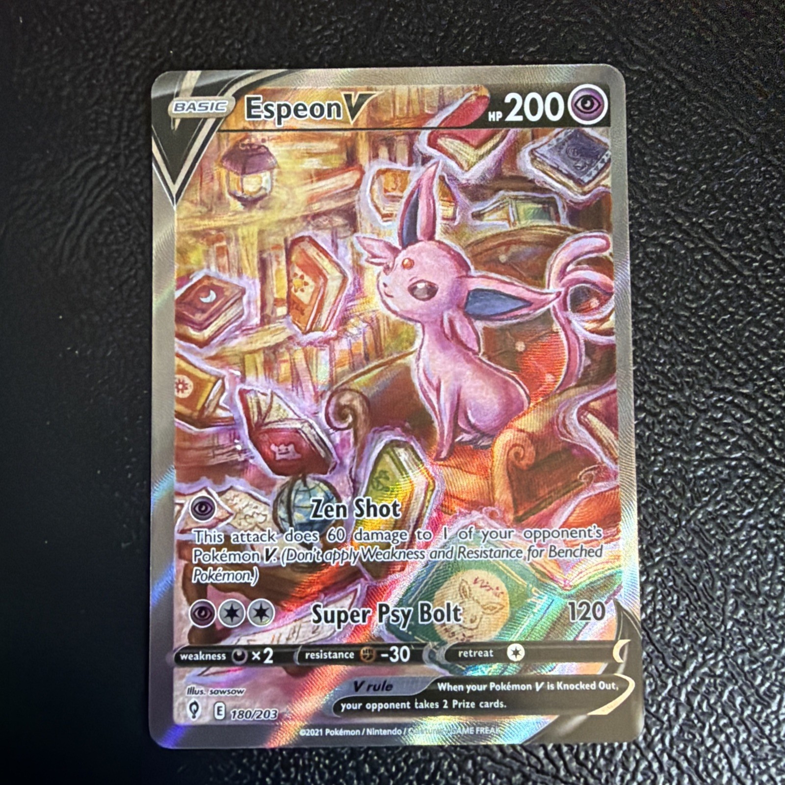 Espeon v Evolving Skies 180/203 Alt Art NM
