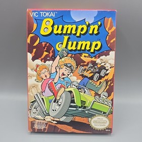 Bump 'n' Jump (Nintendo Entertainment Systes NES) Complete With Manual CIB 