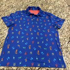 NWOT Birdie Bound Performance Polo Shirt Men s Size L