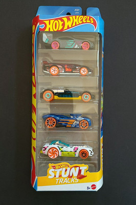 2026 Hot Wheels 5 Car Pack - Stunt Tracks