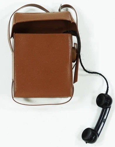 GI Joe Vintage 1964 Command Post Communications Set Brown Field Telephone Hasbro