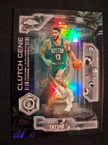 2025 Topps Chrome Jayson Tatum Refractors (RAW)