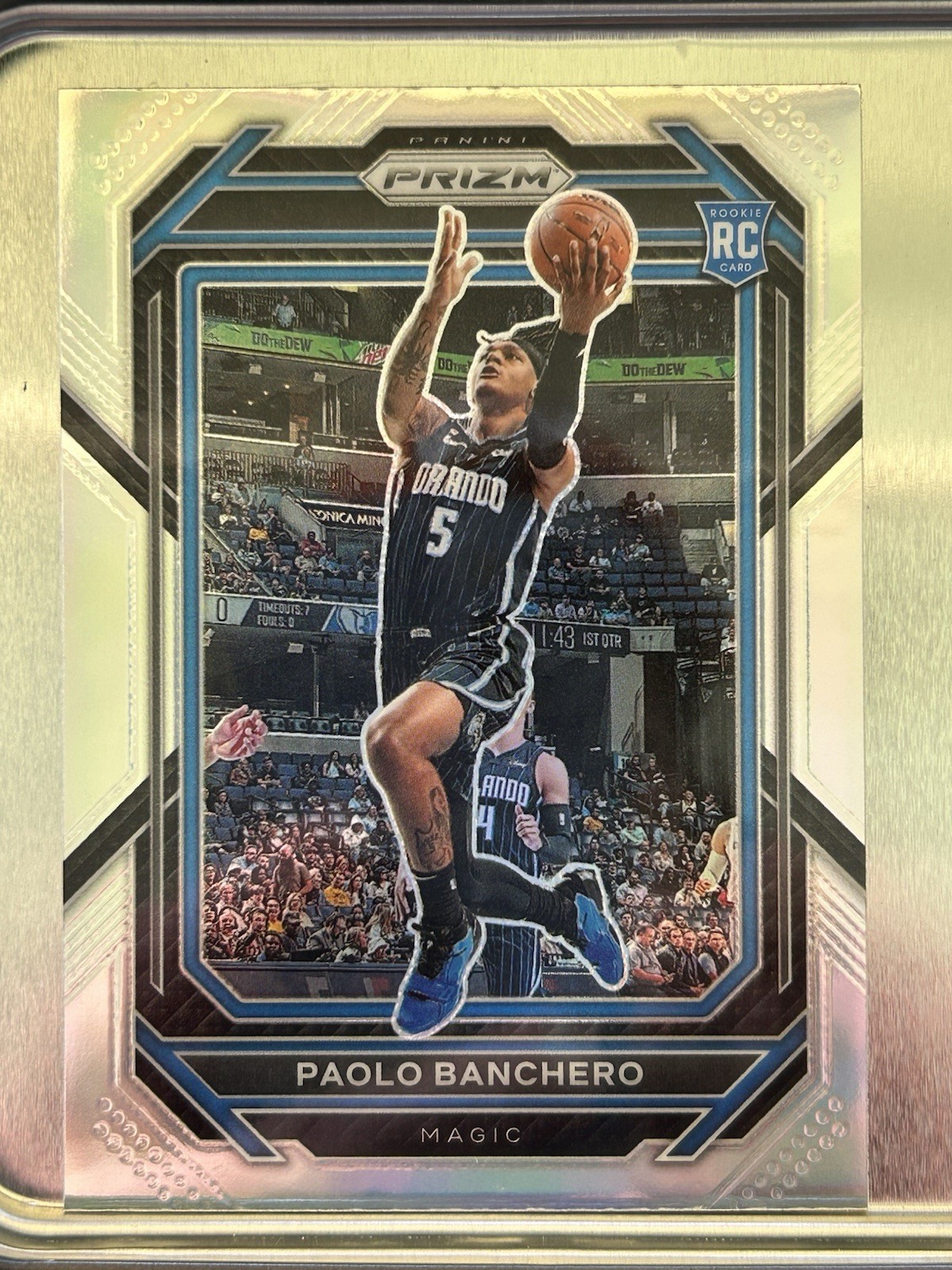 2022-23 Panini Prizm Paolo Banchero Silver Prizm RC #249 Magic Rookie