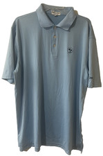 Peter Millar Men  s Shirt XL Summer Comfort Polo Golf Palm Tree Logo XL Beach