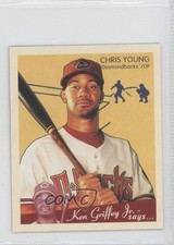 2008 Upper Deck Goudey Mini Blue Back Chris Young #5 0w8