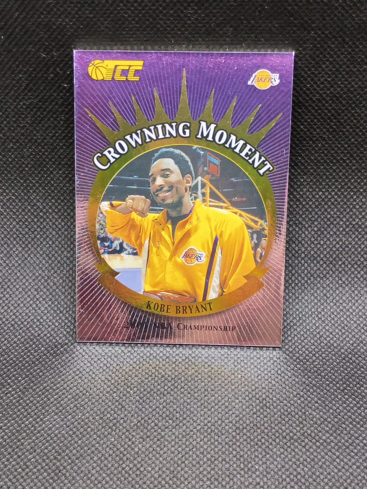 KOBE BRYANT 2002 TOPPS TCC CROWNING MOMENT CHROME SILVER