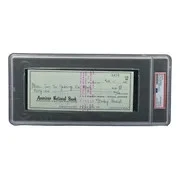 Stan Musial St. Louis Cardinals Signed Bank Check PSA/DNA 85025578 - Image 3 of 4