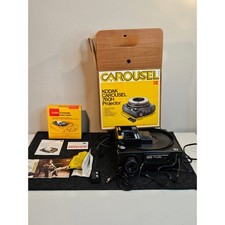 Kodak Carousel 760H Slide Projector with Stack Loader Remote Manual and Box