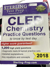 Sterling Test Prep CLEP Chemistry Practice Qu...