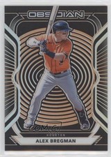 2021 Panini Chronicles Obsidian Electric Etch Orange 6/28 Alex Bregman #28 00em